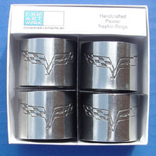 C6 Corvette Napkin Rings